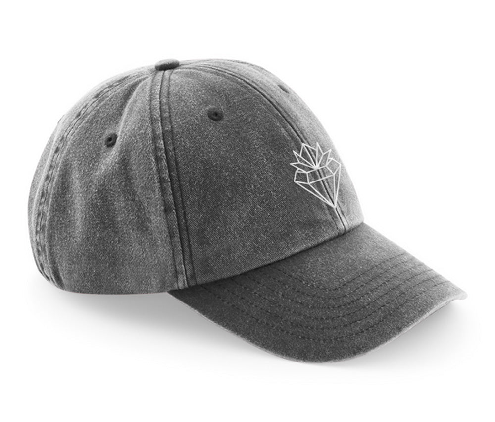 Vintage Crowned Diamond - Black