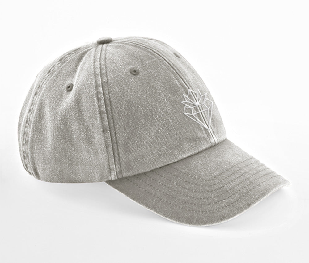 Vintage Crowned Diamond - Grey