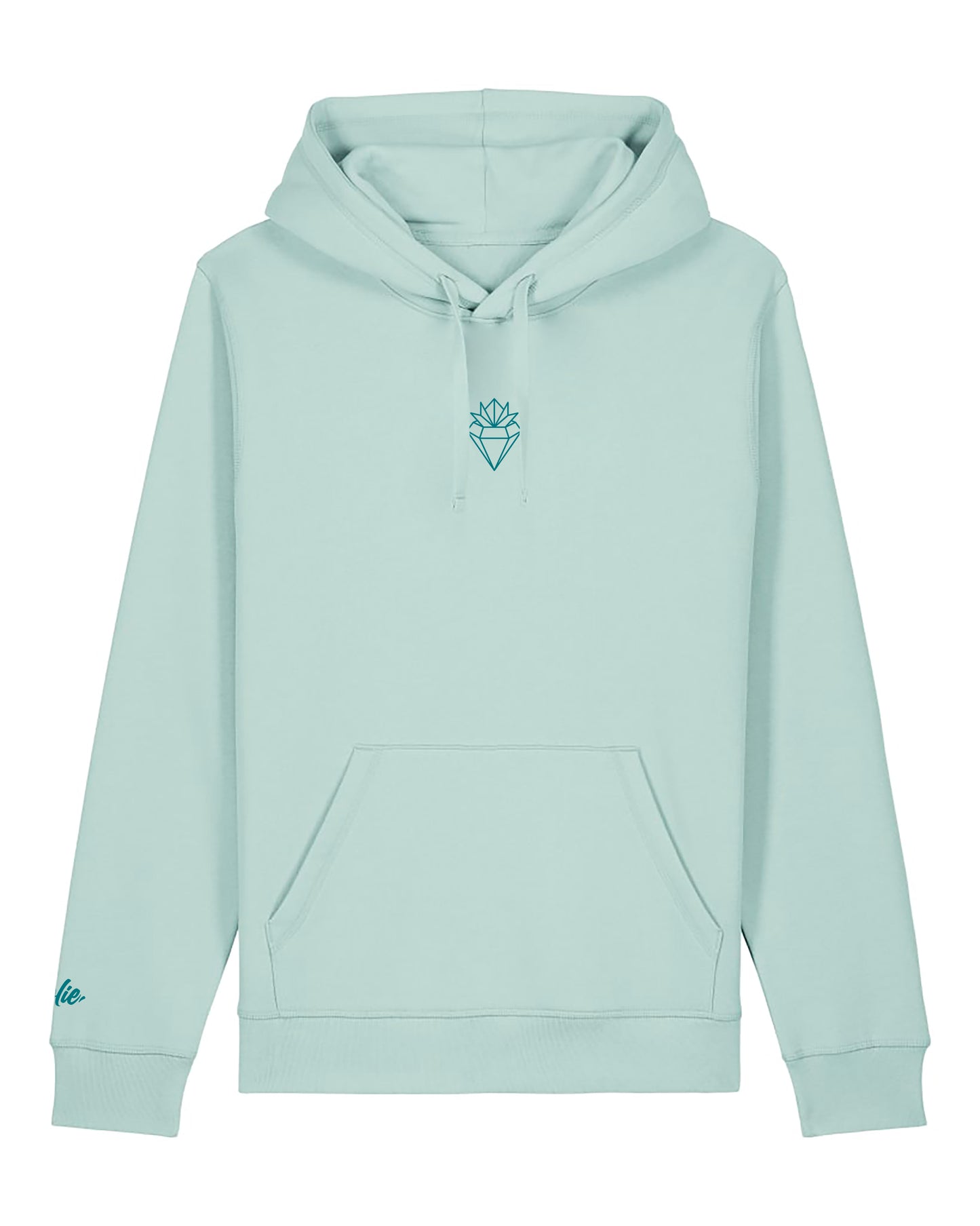 Lo-Lie Caribe Hoodie w Turquoise Crowned Diamond