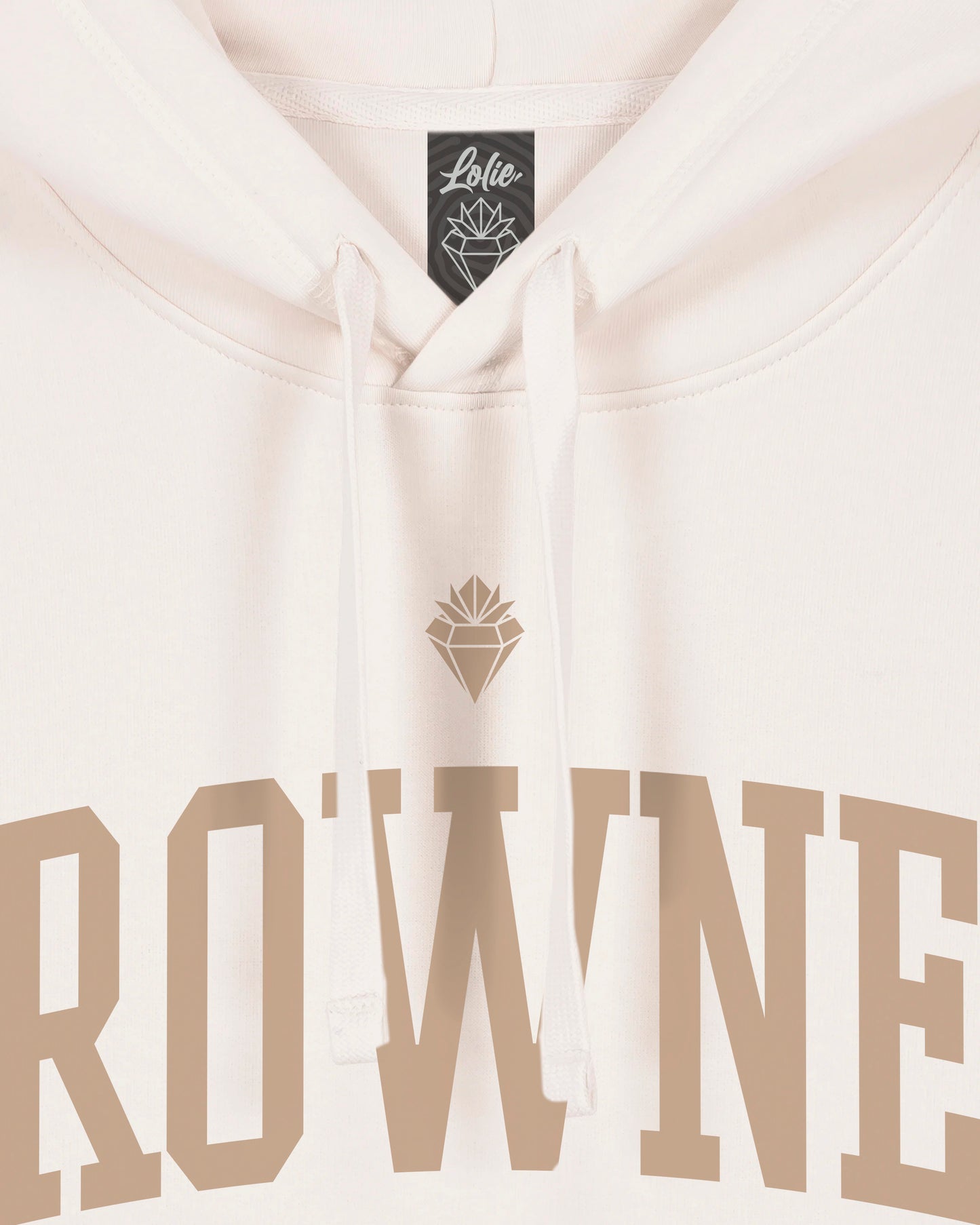 Crowned University - Vintage White