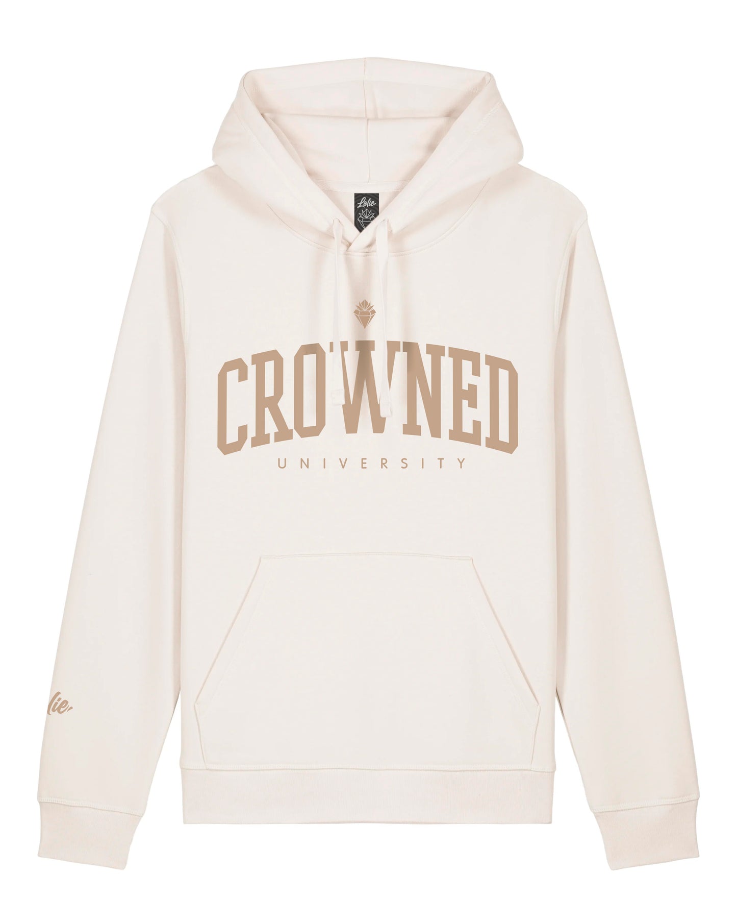 Crowned University - Vintage White