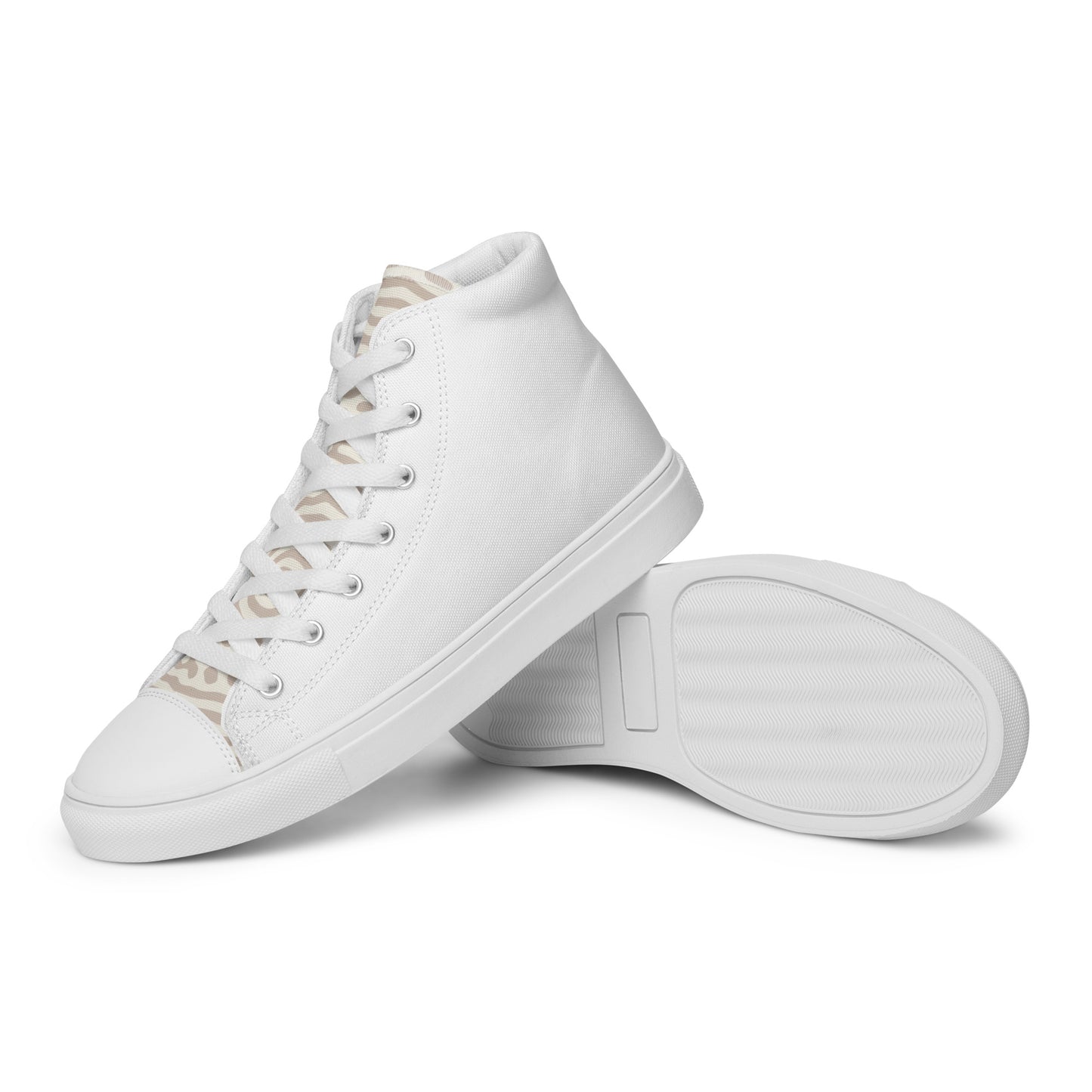 Crowned Diamond Men’s high top canvas shoes