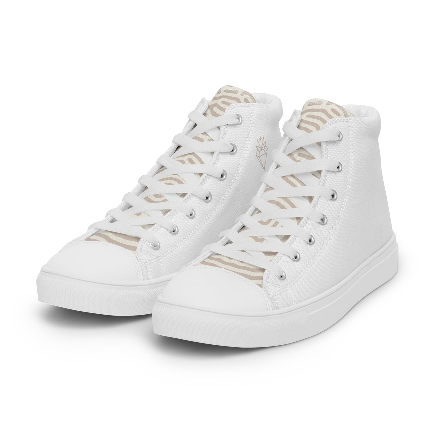 Crowned Diamond Men’s high top canvas shoes