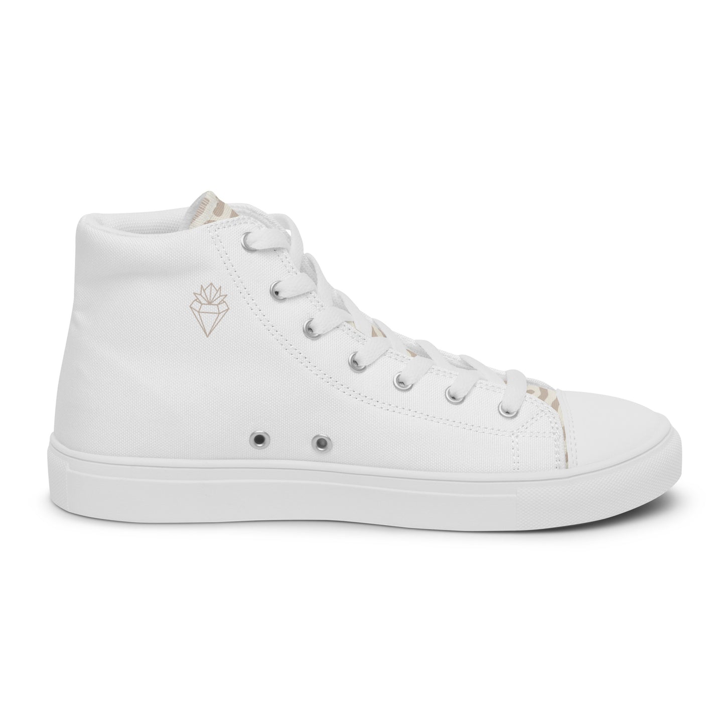 Crowned Diamond Men’s high top canvas shoes