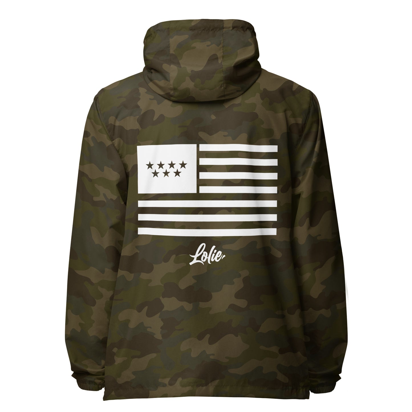 Diamond & Flag Unisex lightweight zip up windbreaker