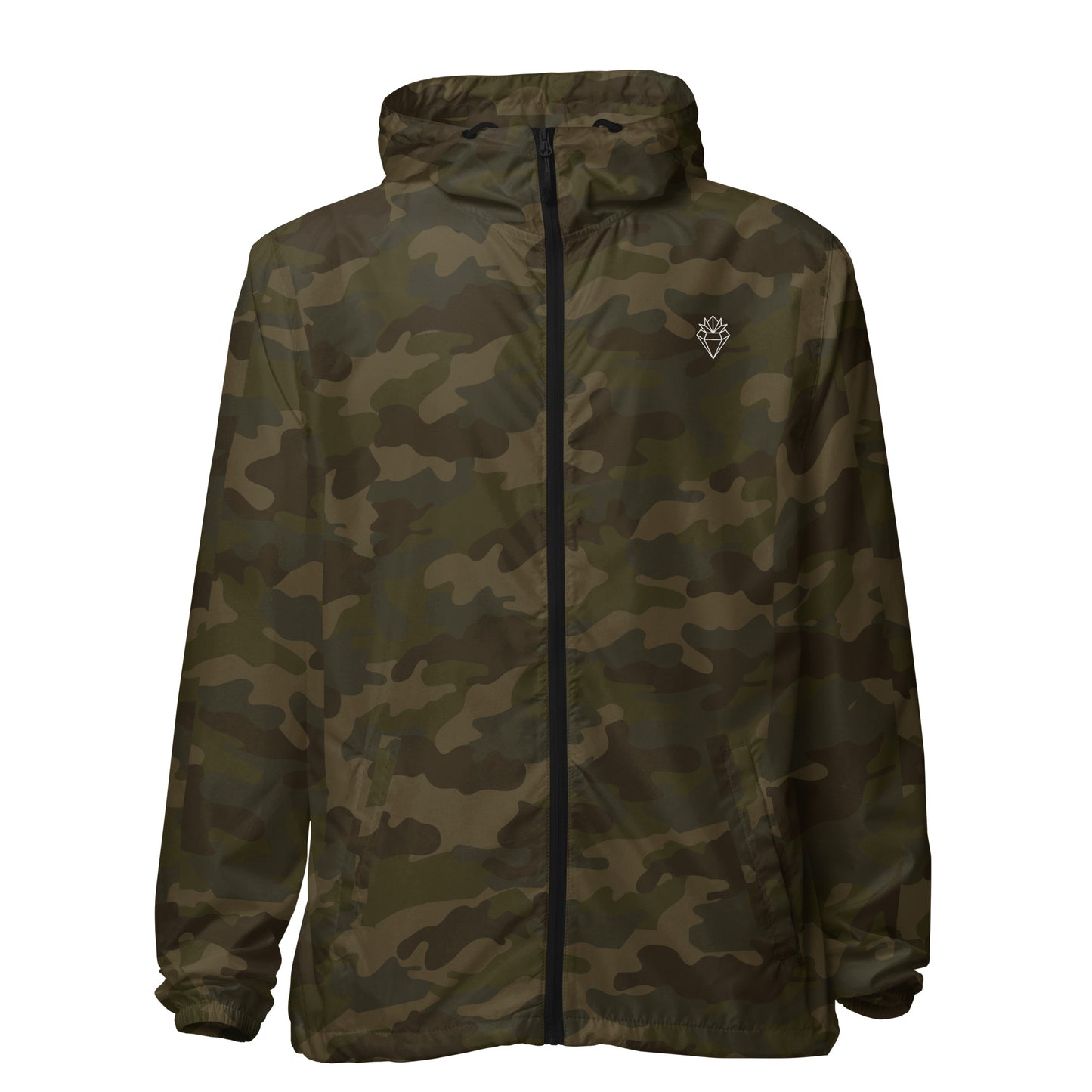 Diamond & Flag Unisex lightweight zip up windbreaker