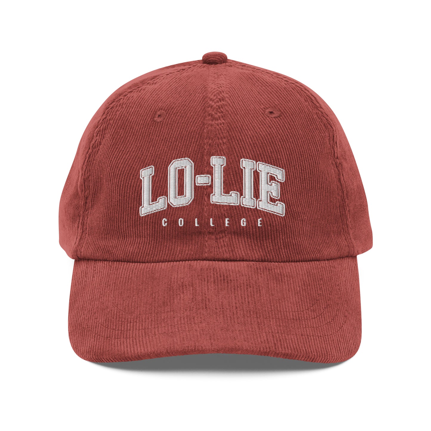 College Vintage corduroy cap