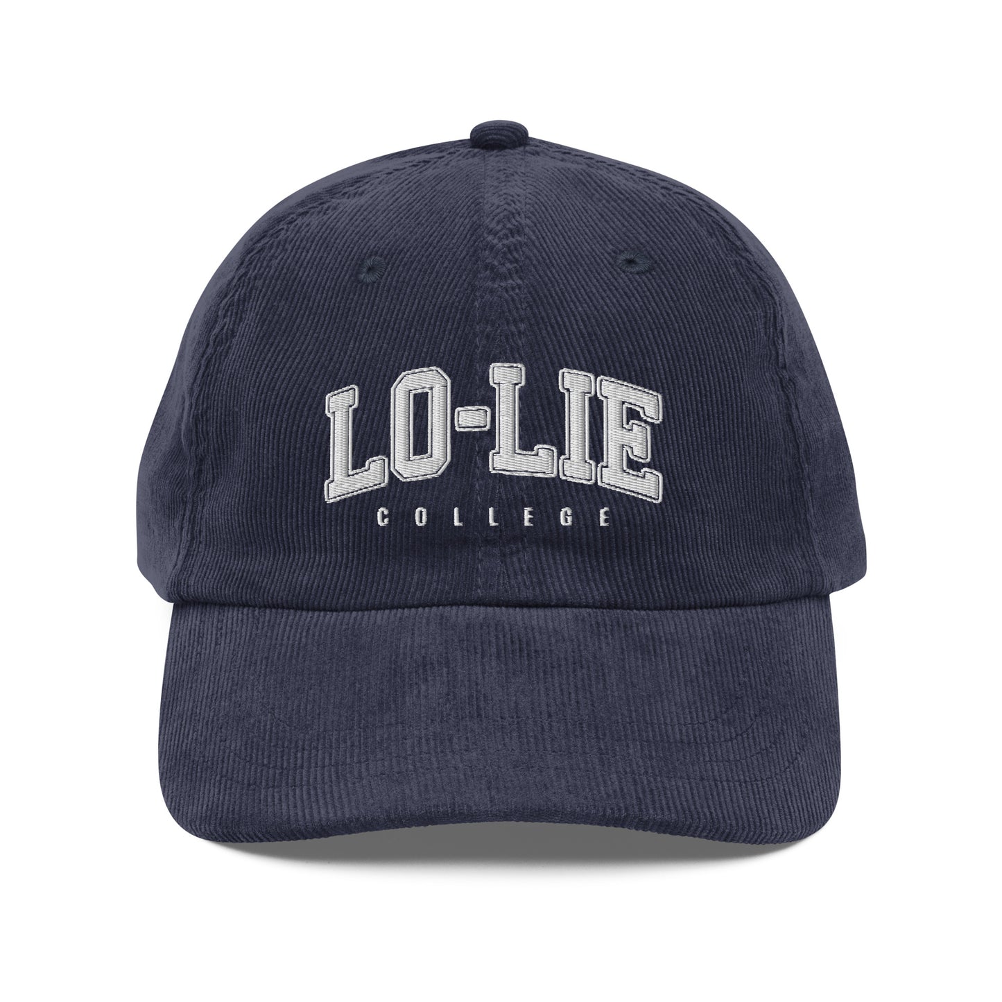 College Vintage corduroy cap
