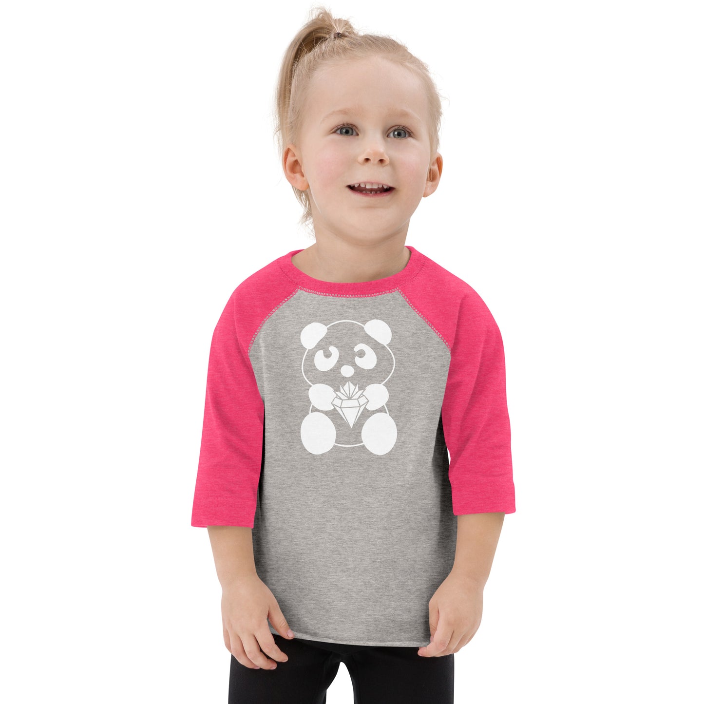 Panda Toddler baseball shirt