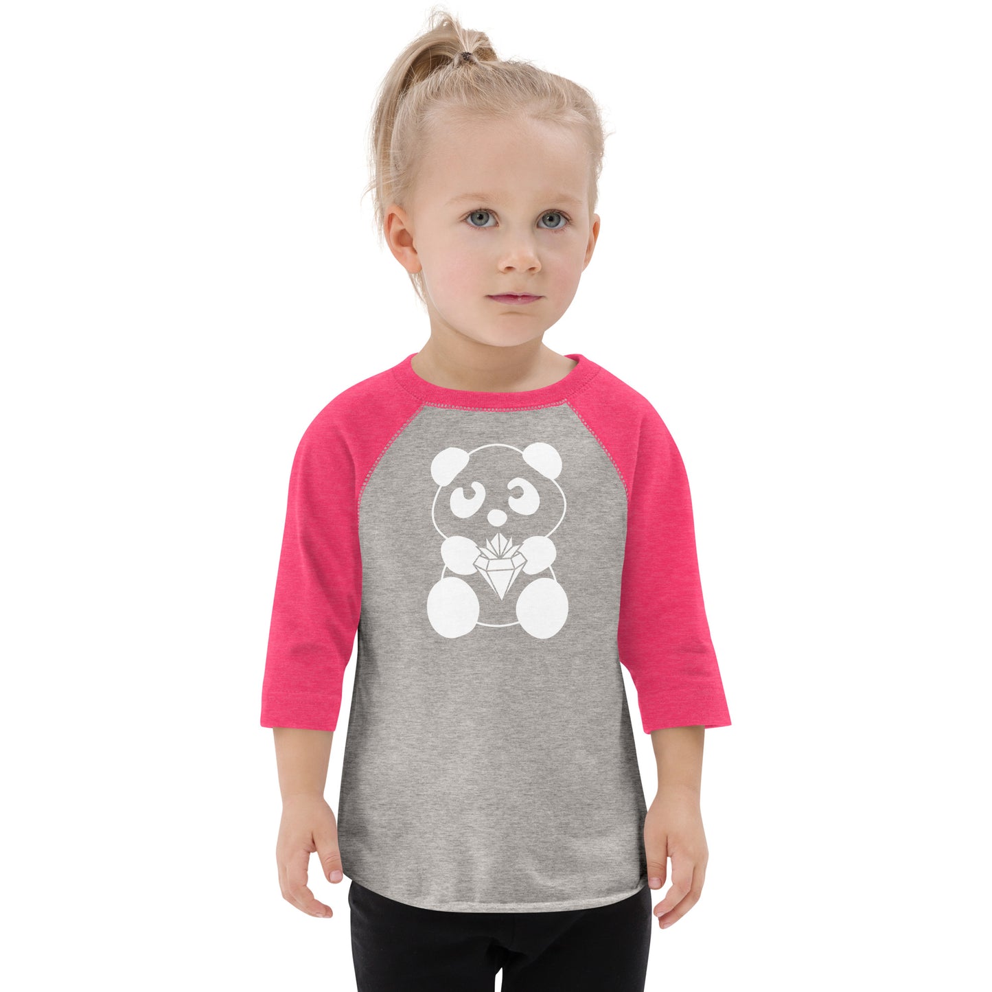 Panda Toddler baseball shirt