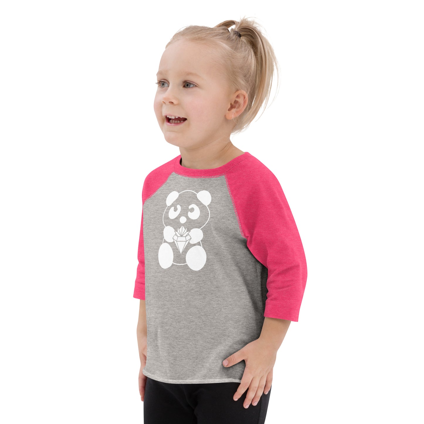 Panda Toddler baseball shirt