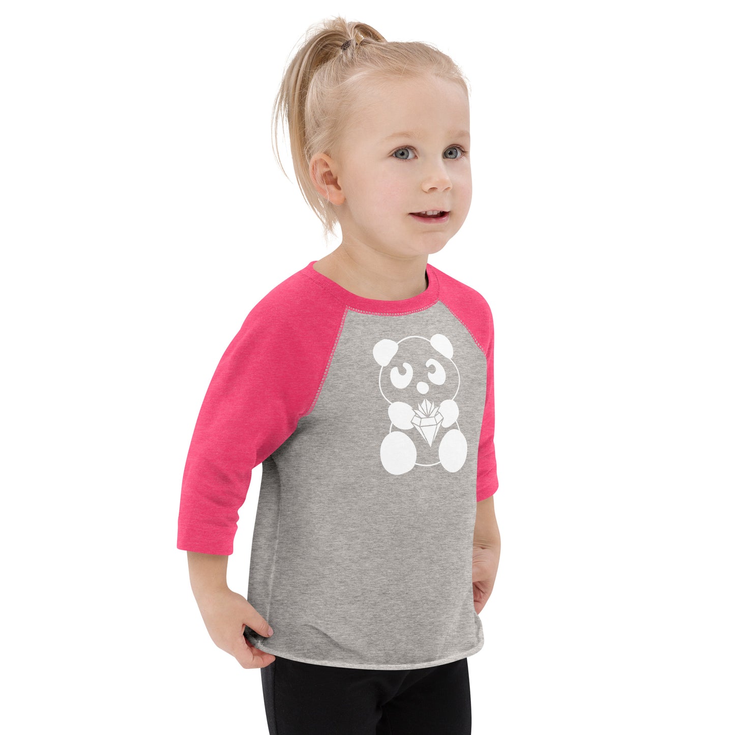 Panda Toddler baseball shirt