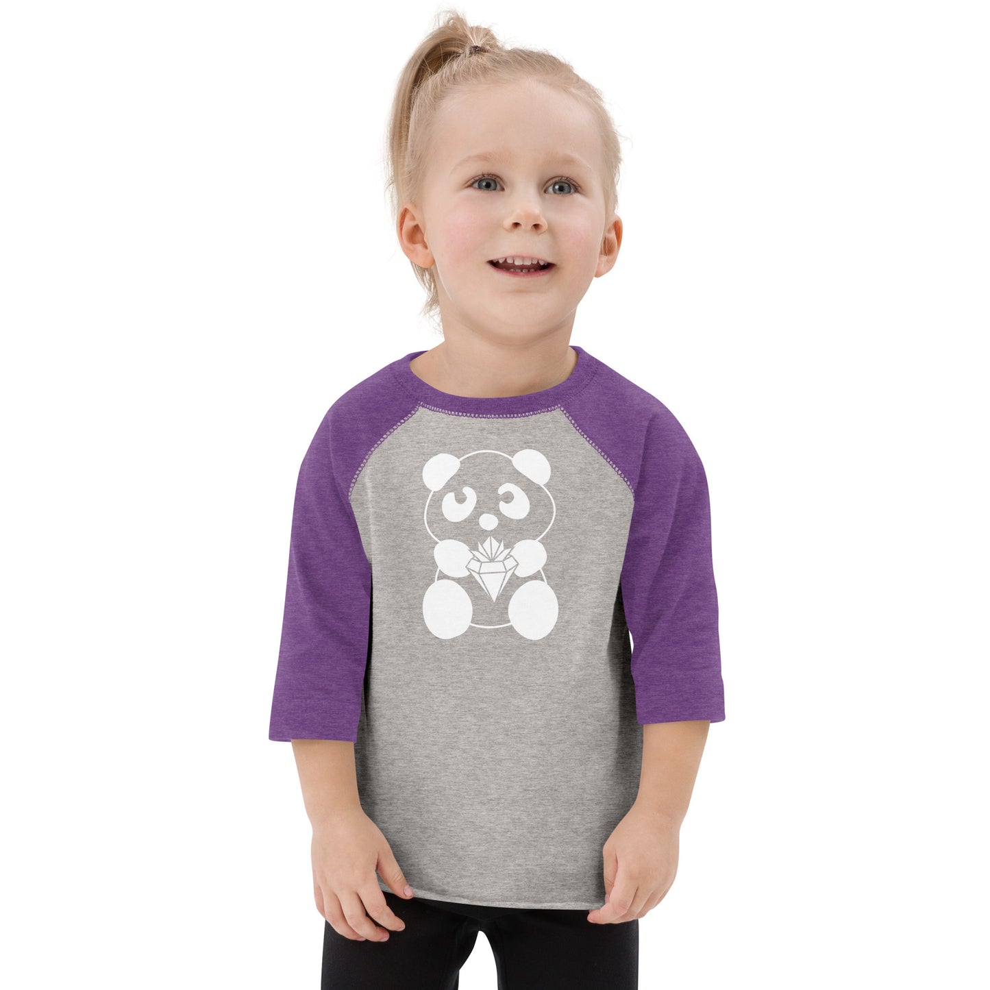 Panda Toddler baseball shirt