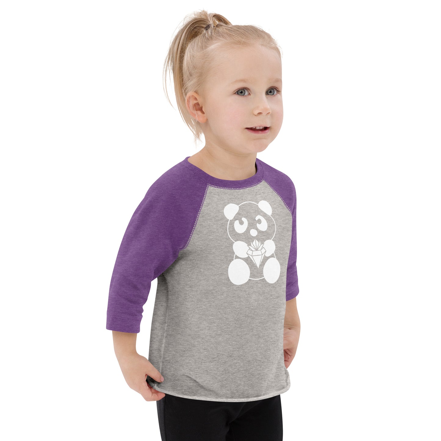 Panda Toddler baseball shirt