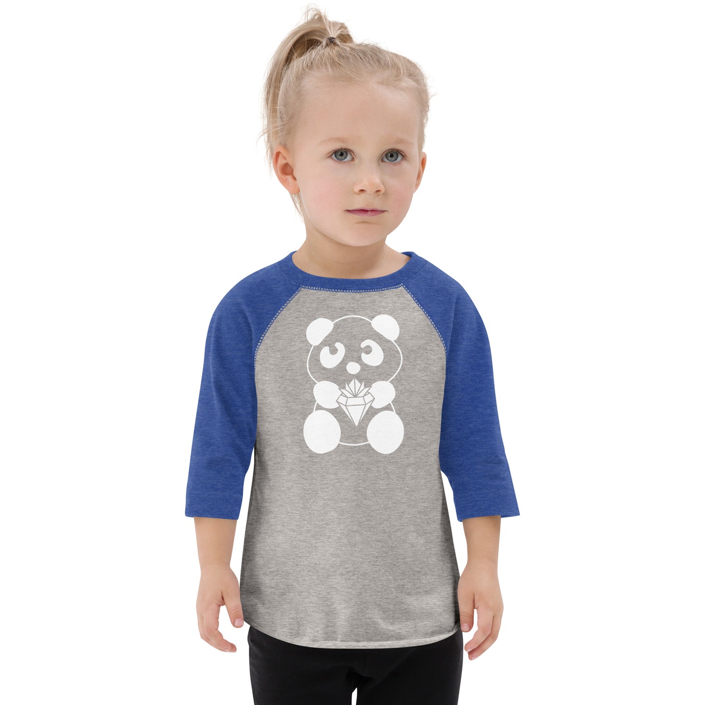 Panda Toddler baseball shirt