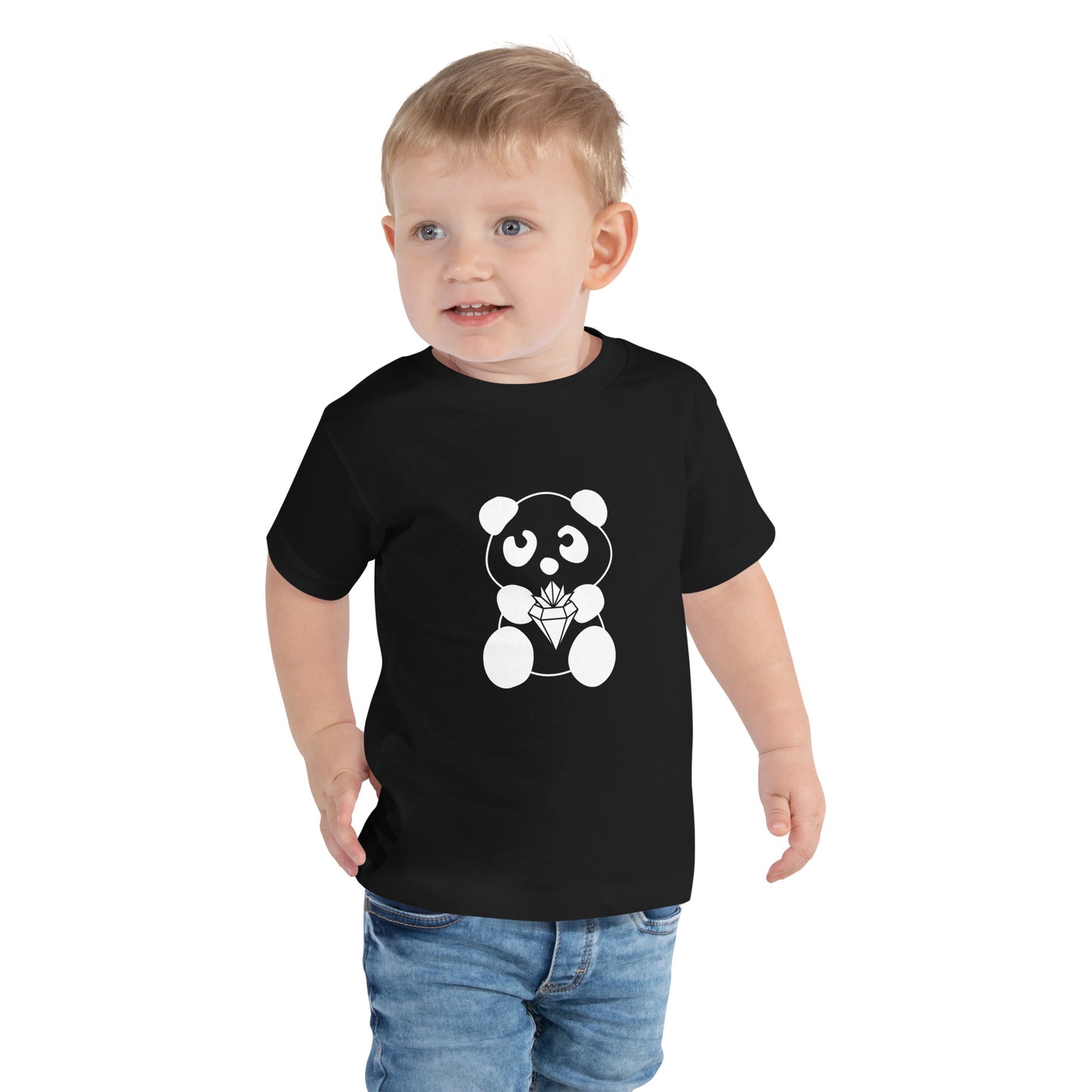 Panda Toddler Short Sleeve Tee