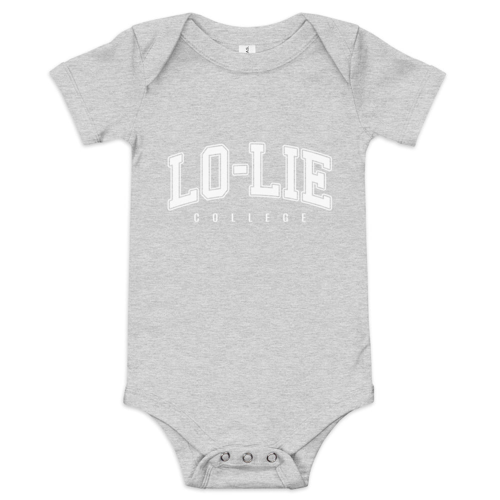 College Baby short sleeve one piece