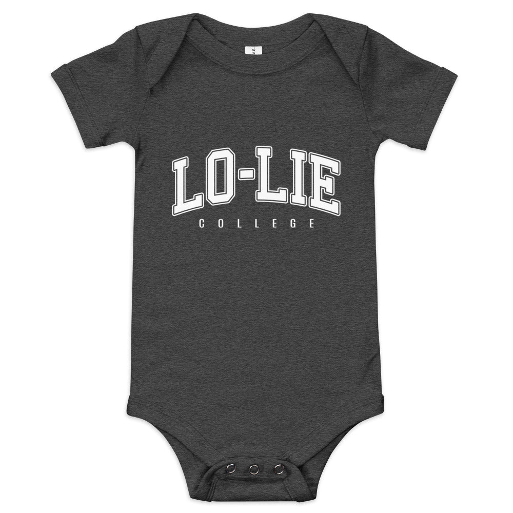 College Baby short sleeve one piece