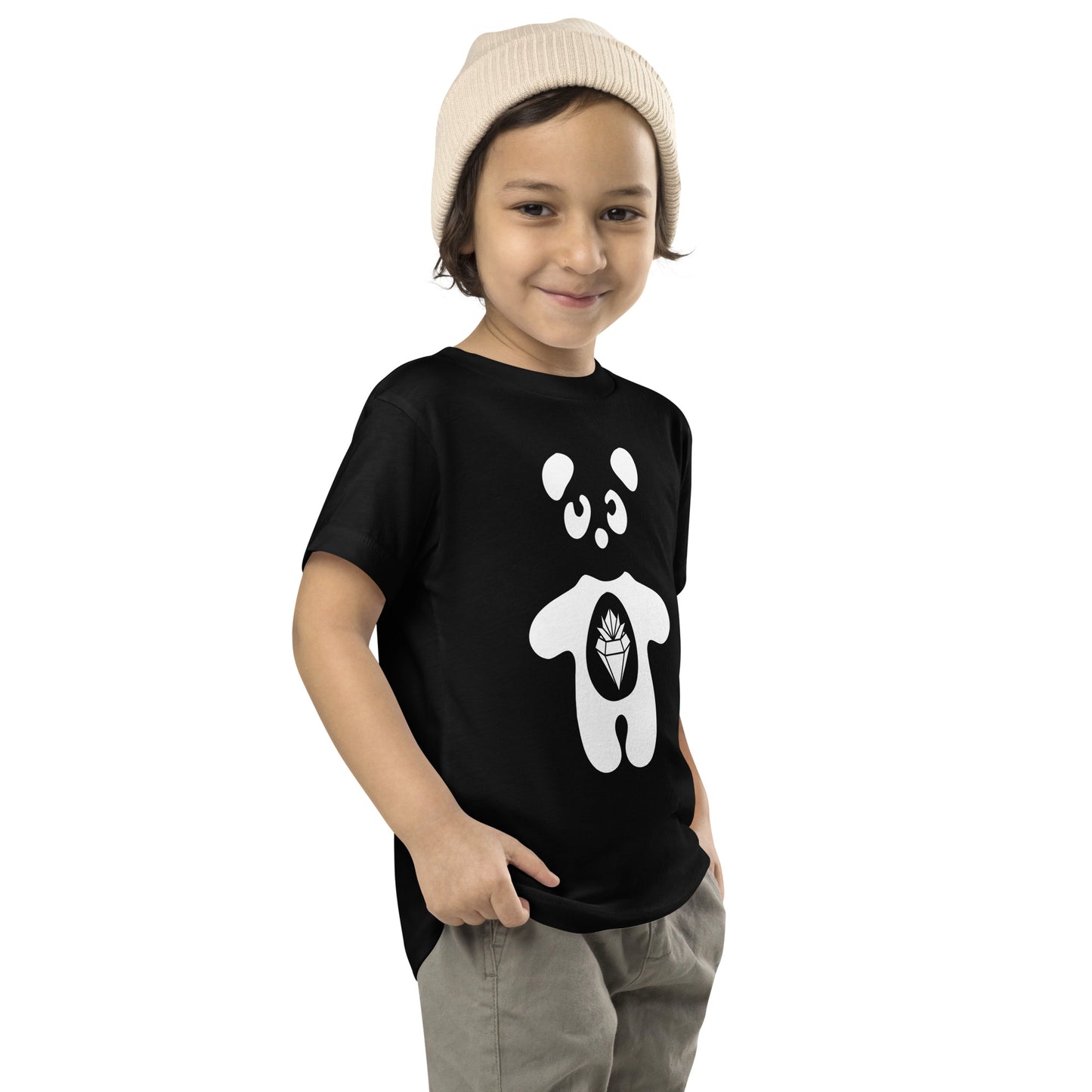 Panda Toddler Short Sleeve Tee